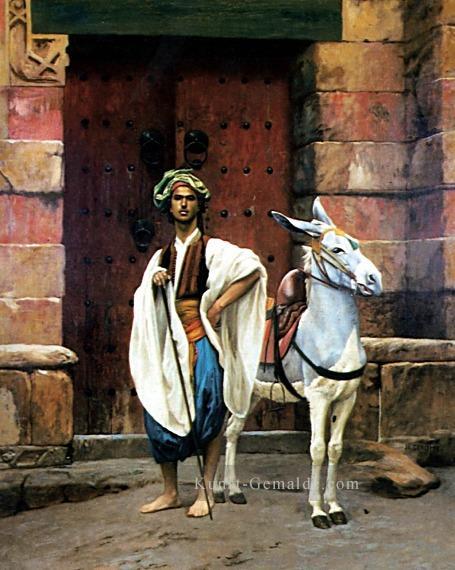 Sais und sein Esel griechisch Araber Orientalismus Jean Leon Gerome Ölgemälde